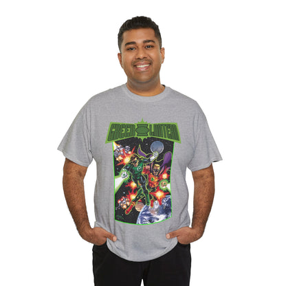 Green Lantern T-Shirt - George Perez Art - Hal Jordan & Alan Scott - Silver Age & Golden Age - DC Comics