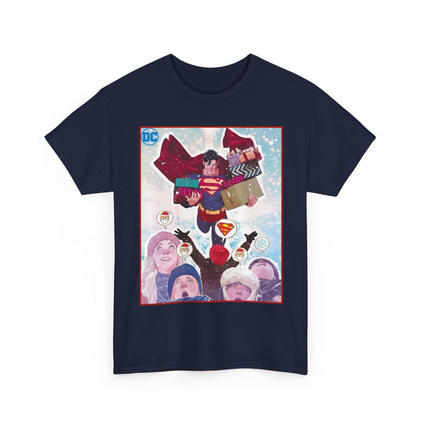 Superman Santa T-Shirt - Mitch Gerads Art - DC Comics