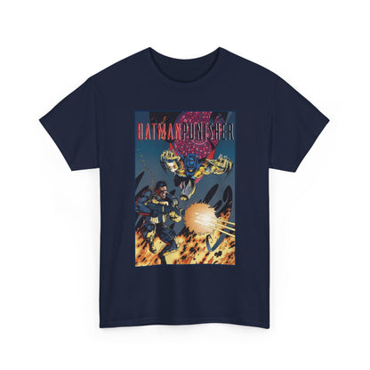 Batman/Punisher T-Shirt - Barry Kitson Art - Lake of Fire, AzBats - DC Comics/Marvel Comics