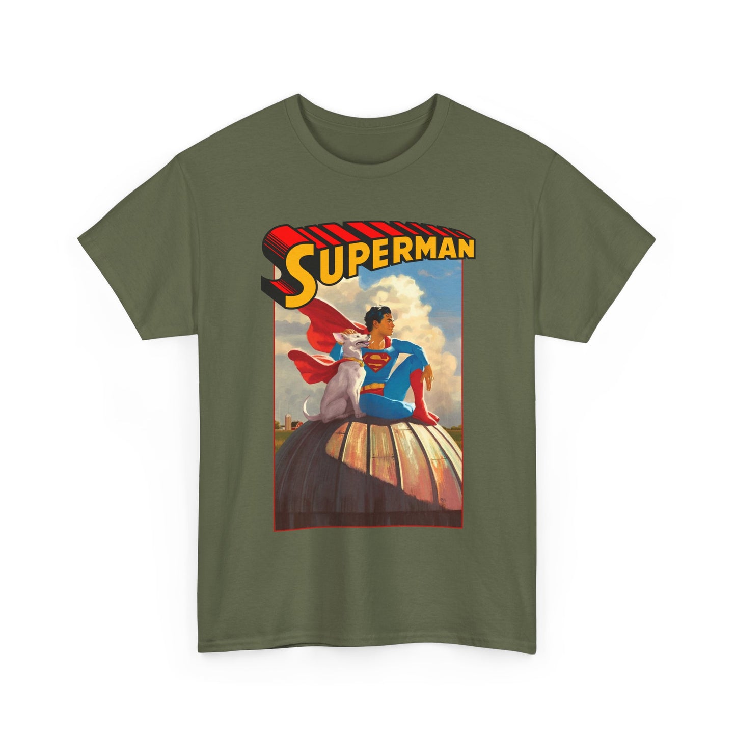 Superman & Krypto T-Shirt - 2025 Movie - Superdog from Krypton - Man of Steel, Smallville - DC Comics