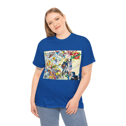 Who's Who in the DC Universe T-Shirt - George Perez Art - Lightning Lad, Lois Lane, Looker - DC Comics