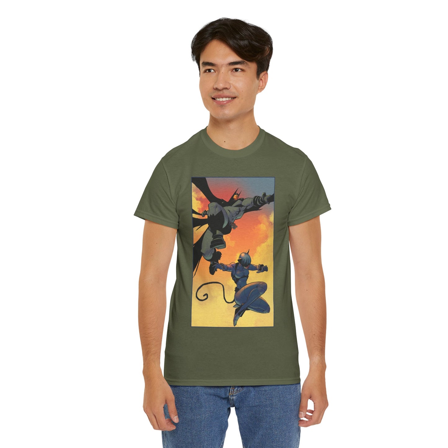 Absolute Batman & Absolute Catwoman T-Shirt - Nick Dragotta Art - DC Comics All-In