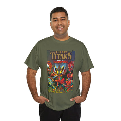 New Titans T-Shirt - George Perez Art - Who is Donna Troy? - Nightwing, Troia, Starfire, Cyborg, Jericho, Raven - DC Comics