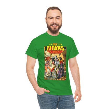 New Teen Titans T-Shirt - George Perez Art - #16 Cover - Wonder Girl, Robin, Starfire - DC Comics