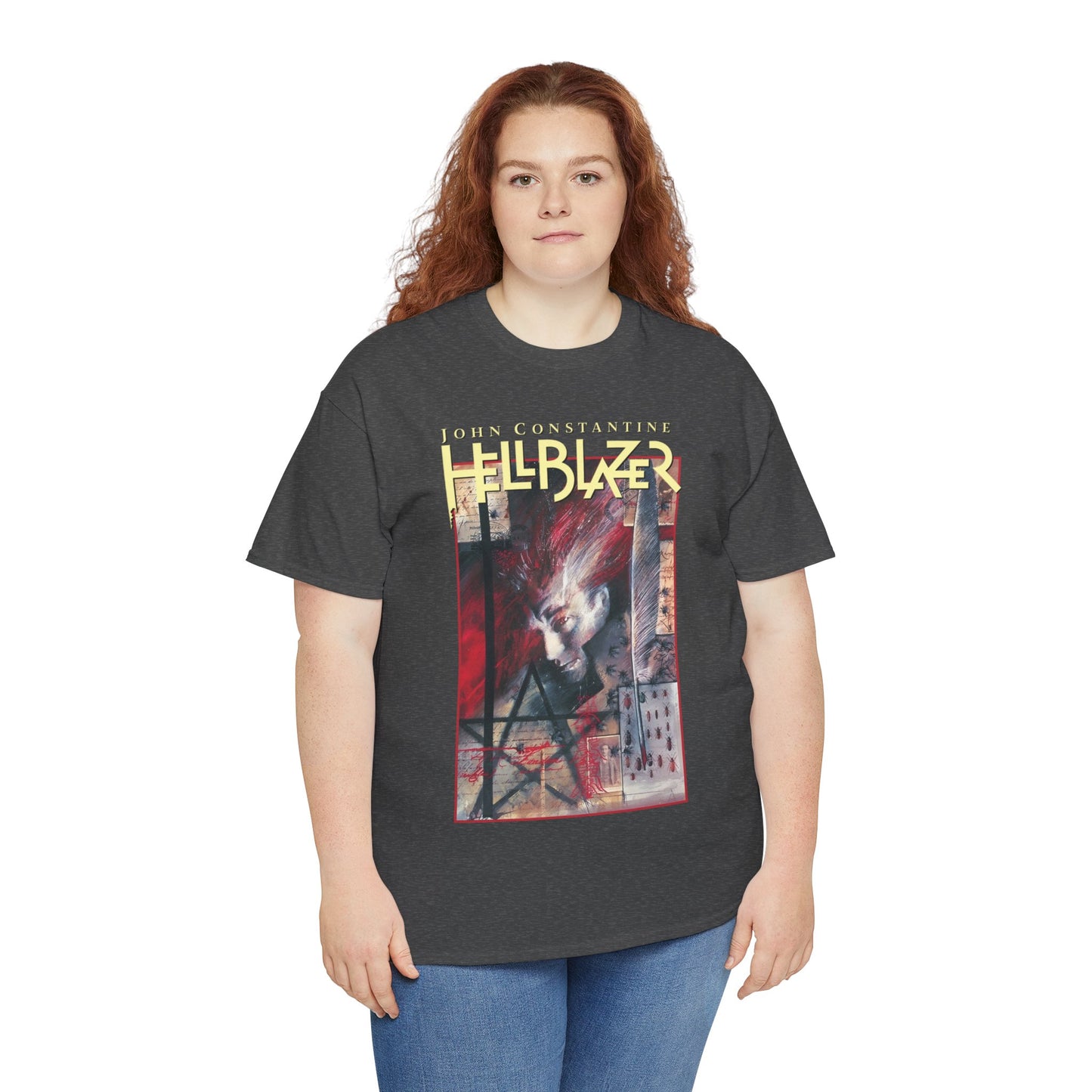John Constantine Hellblazer T-Shirt - Dave McKean Art - DC Comics/Vertigo