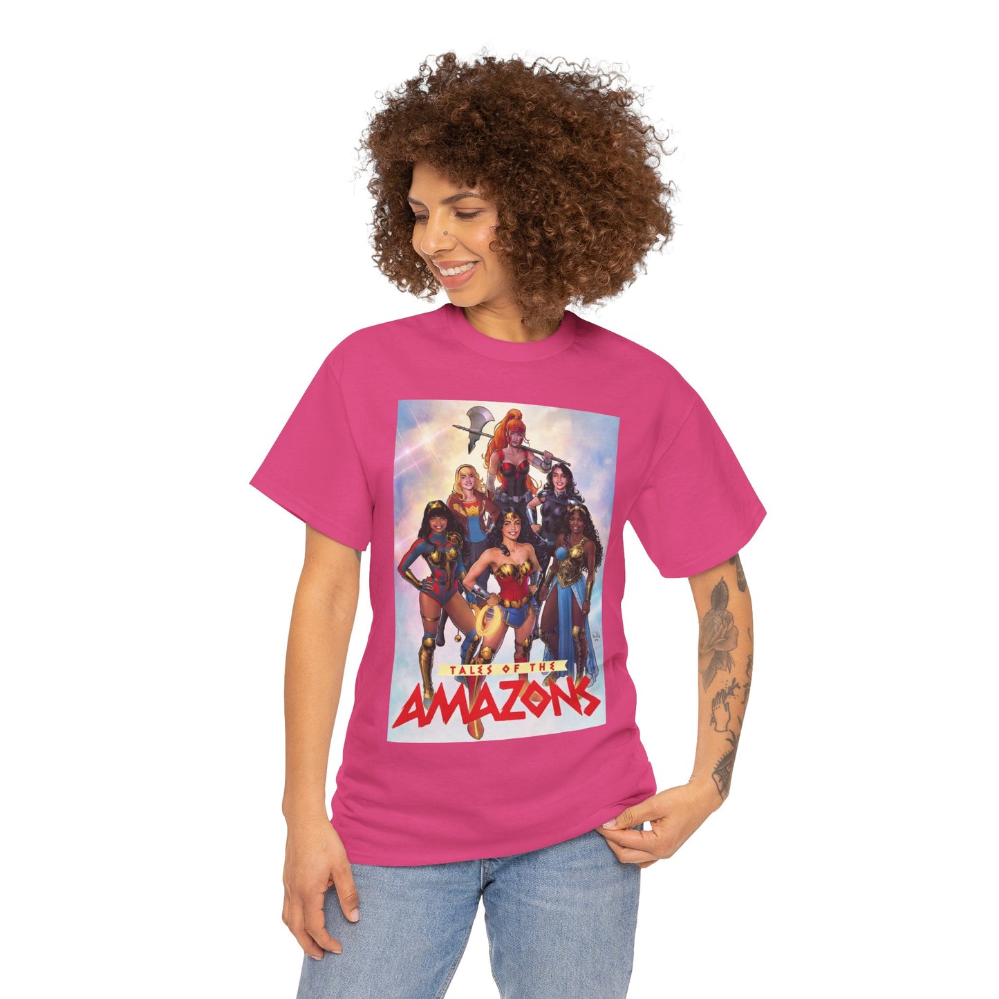 Tales of the Amazons T-Shirt - Nicola Scott Art - Wonder Woman, Wonder Girl, Troia, Nubia, Artemis, Queen Hippolyta, Yara Flor, Donna Troy - DC Comics