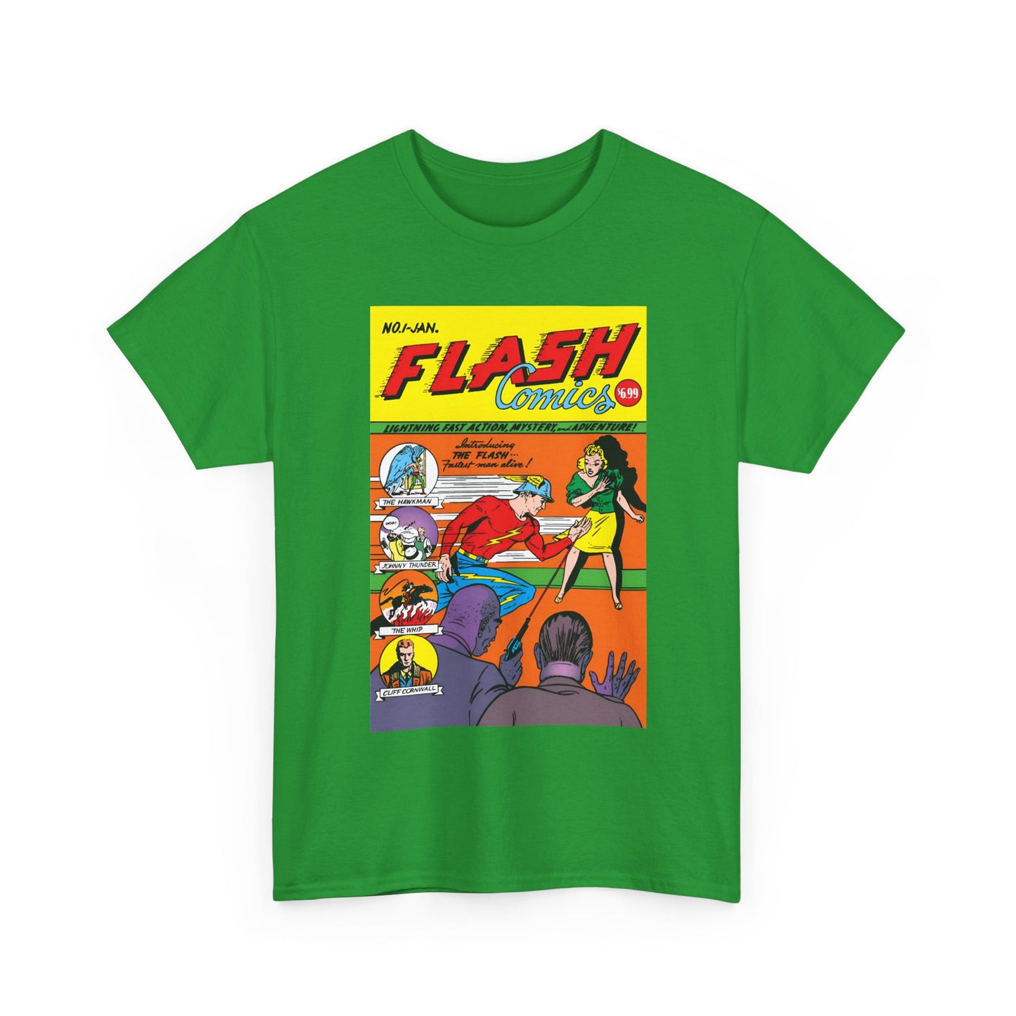 Flash Comics #1 T-Shirt - Jay Garrick, Golden Age Flash - JSA Member - DC Comics