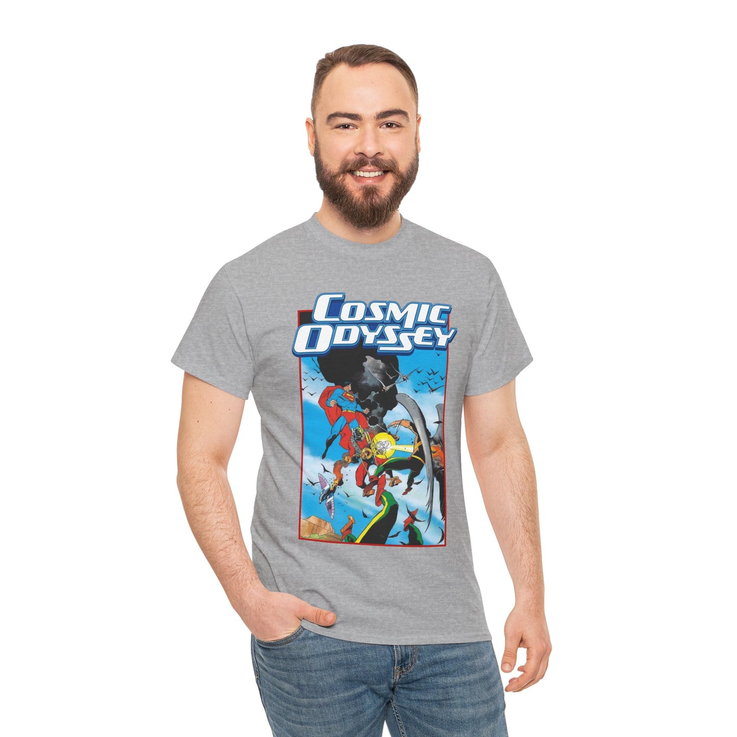 Cosmic Odyssey T-Shirt - Mike Mignola Art - Superman, Orion - DC Comics