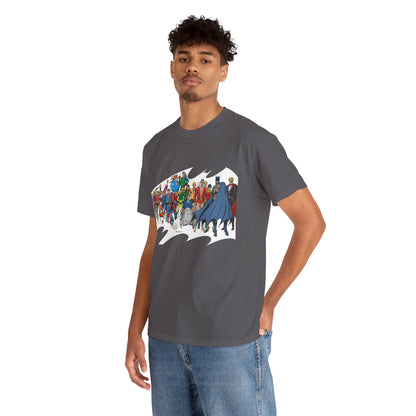 Batman T-Shirt - Neal Adams Art - Plastic Man, Sargon, Robin, Doom Patrol, Superboy, Legion of Super-Heroes - 100-Page Giant Cover Art - DC Comics