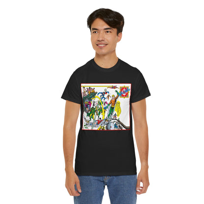 Who's Who in the DC Universe T-Shirt - George Perez Art - #1 Cover - Aquaman, Arion, Amazing Man, Amethyst - DC Comics