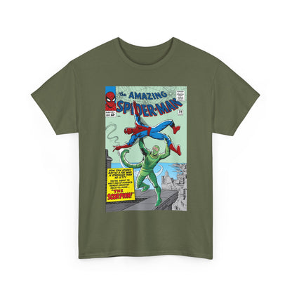 Amazing Spider-Man T-Shirt - Steve Ditko Art - Vs The Scorpion - Marvel Comics