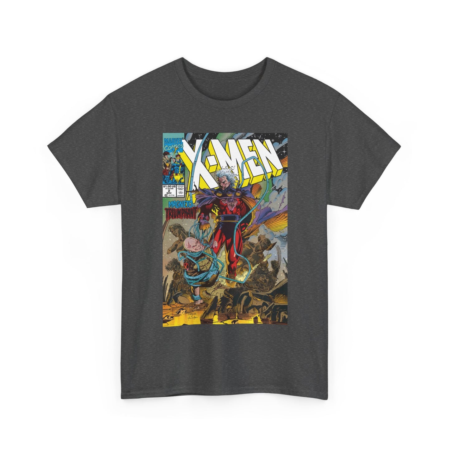 X-Men T-Shirt - Jim Lee Art - Magento & Professor X - #2 Cover Art - Marvel Comics
