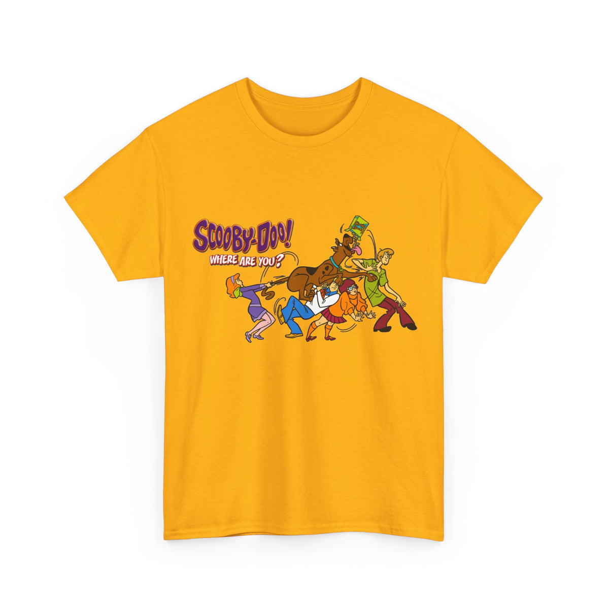 Scooby Doo, Where Are You? T-Shirt - Hanna-Barbera Art - Shaggy, Velma, Fred, Daphne - Mystery, Inc