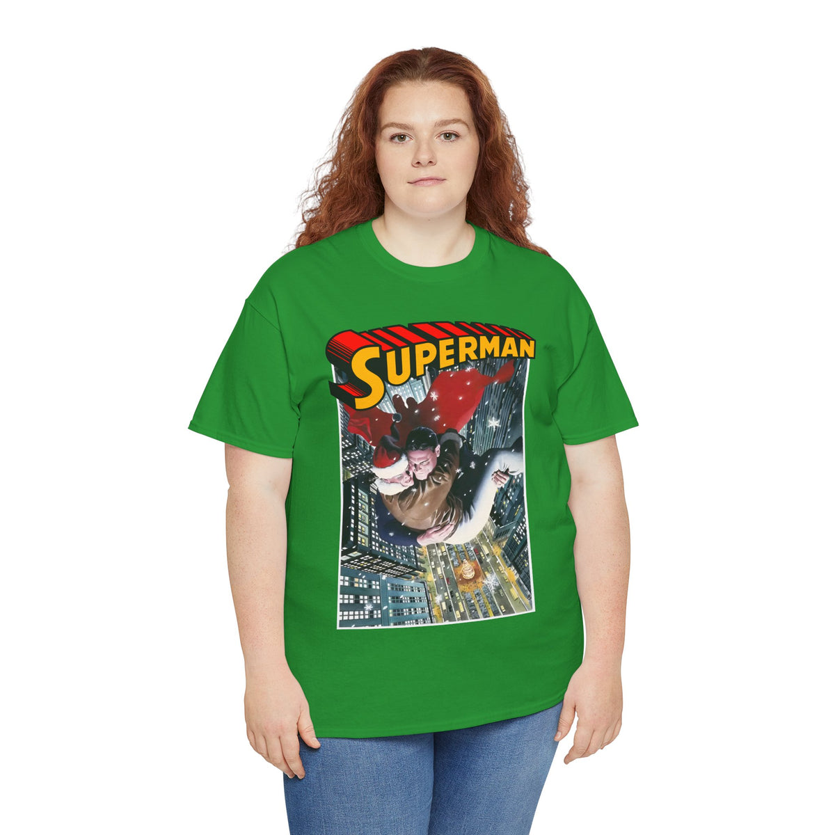Superman Christmas T-Shirt - Alex Ross Art - DC Comics