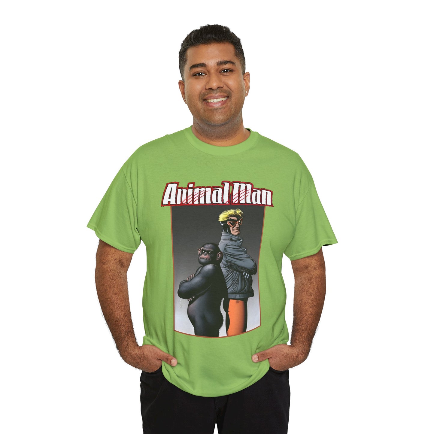 Animal Man T-Shirt - Brian Bolland Art - Buddy Baker - Grant Morrison Series - Vertigo Comics/DC Comics