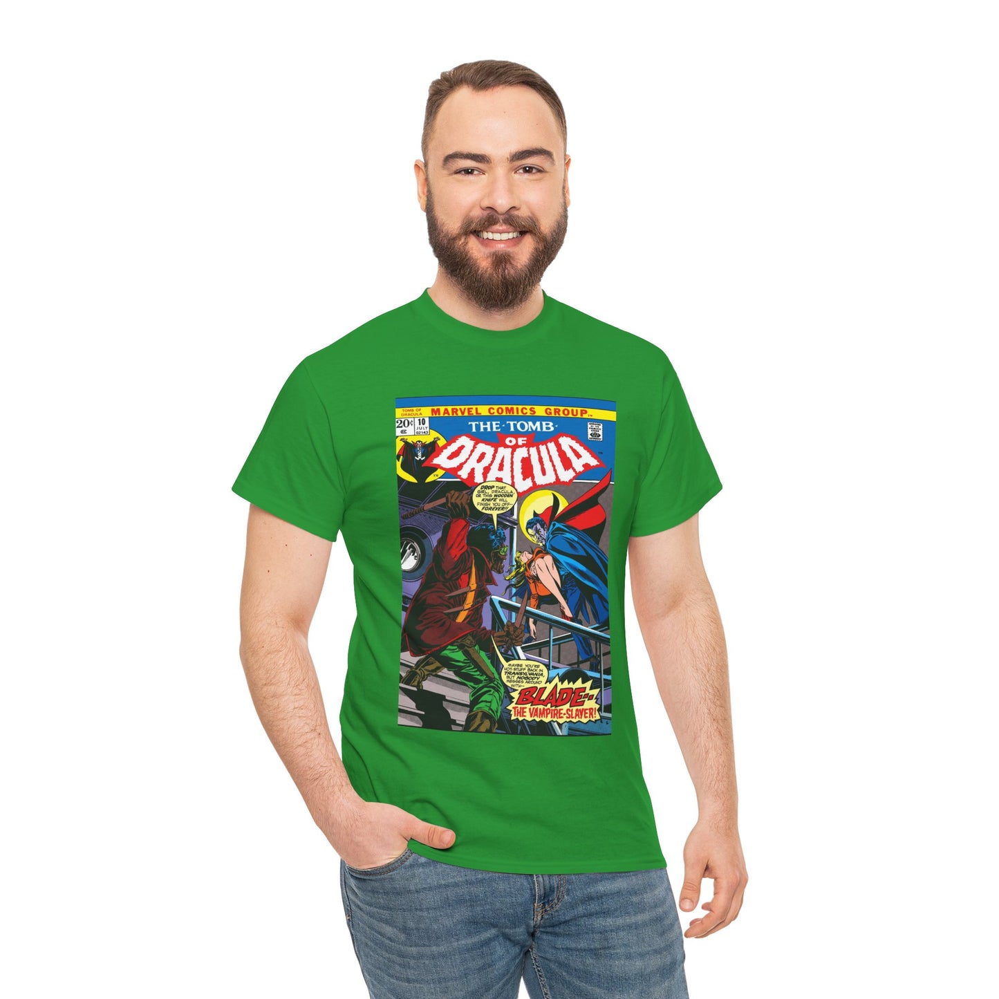 Tomb of Dracula T-Shirt - #10, First Appearance of Blade, Vampire Hunter - Marvel Comics