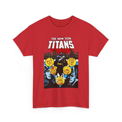 New Teen Titans T-Shirt - George Perez Art - Vigilante, Robin, Wonder Girl - Annual #2 Cover Art - DC Comics