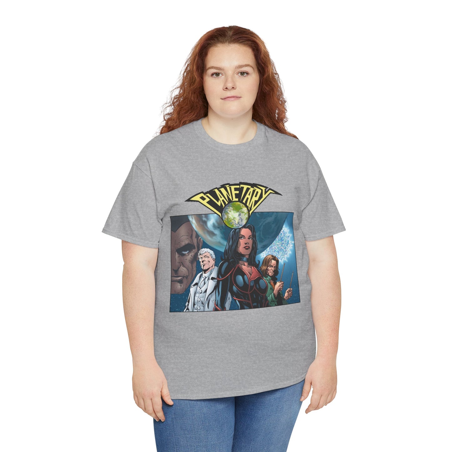 Planetary T-Shirt - Phil Jimenez Art - The Drummer, Jakita Wagner & Elijah Snow - DC Comics/Wildstorm - Ellis Story