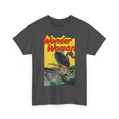 Wonder Woman Vs Cheetah T-Shirt - Rich Buckler & Dan Giordano Art - DC Comics