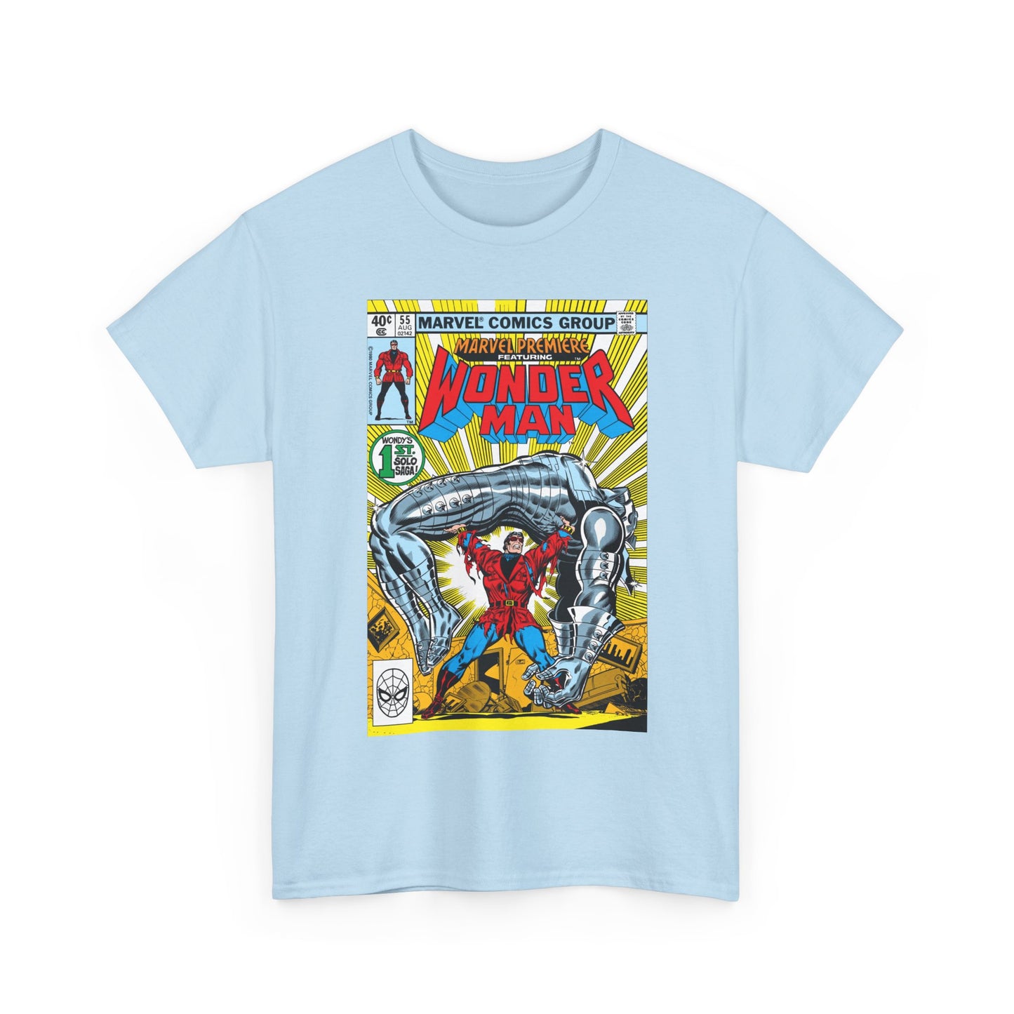Wonder Man T-Shirt - Marvel Premiere #55 Cover Art - Avengers Member - Marvel Comics
