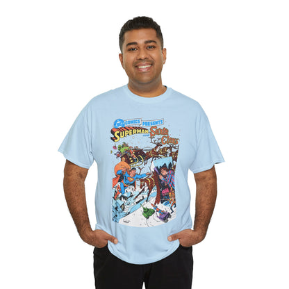 Superman & Santa Claus T-Shirt - José Luis García-López Art - DC Comics Presents #67 - Vs. Toyman