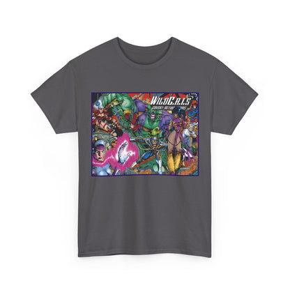 Wildcats T-Shirt - Jim Lee Art - #0 Cover - Spartan, Grifter, Zealot, Voodoo, Maul, Warblade, Emp - Image Comics/Wildstorm/DC Comics - WildC.A.T.S.