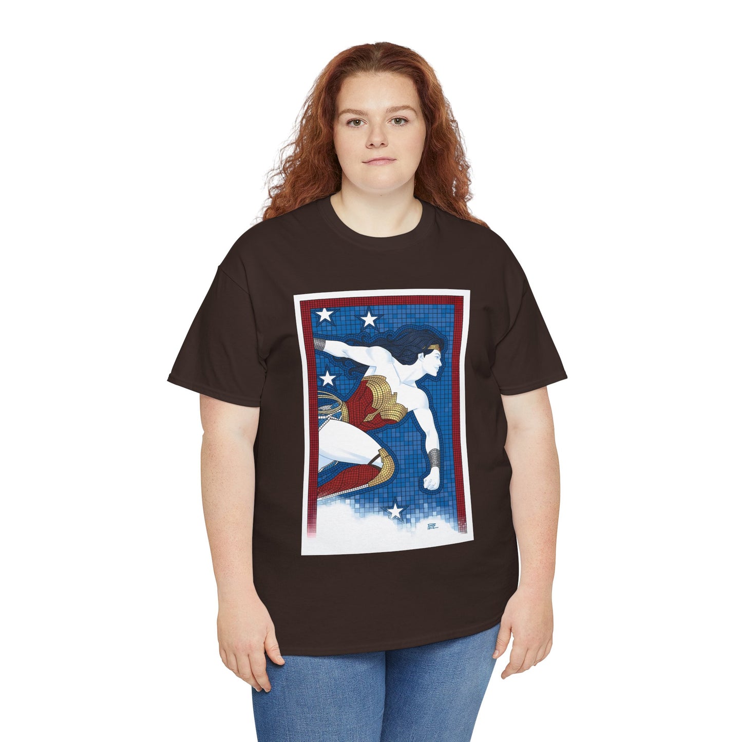 Wonder Woman T-Shirt - Julian Totino Tedesco Art - #4 Variant Cover Mosaic - DC Comics