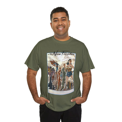 DC: The New Frontier T-Shirt - Darwyn Cooke Art - Superman, Wonder Woman, Flash, Batman - DC Comics
