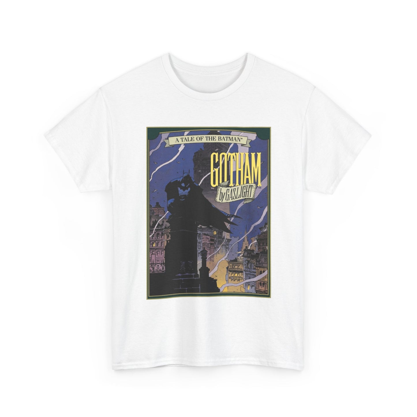 Batman: Gotham by Gaslight T-Shirt - Mike Mignola Art - 19th Century Jack the Ripper Story - Elseworlds - DC Comics