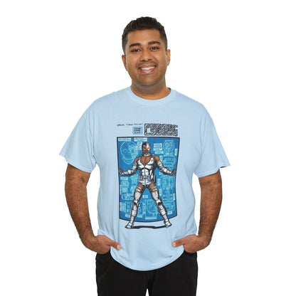 Cyborg T-Shirt - George Perez Art - New Teen Titans Pin-Up Poster - Victor Stone - DC Comics