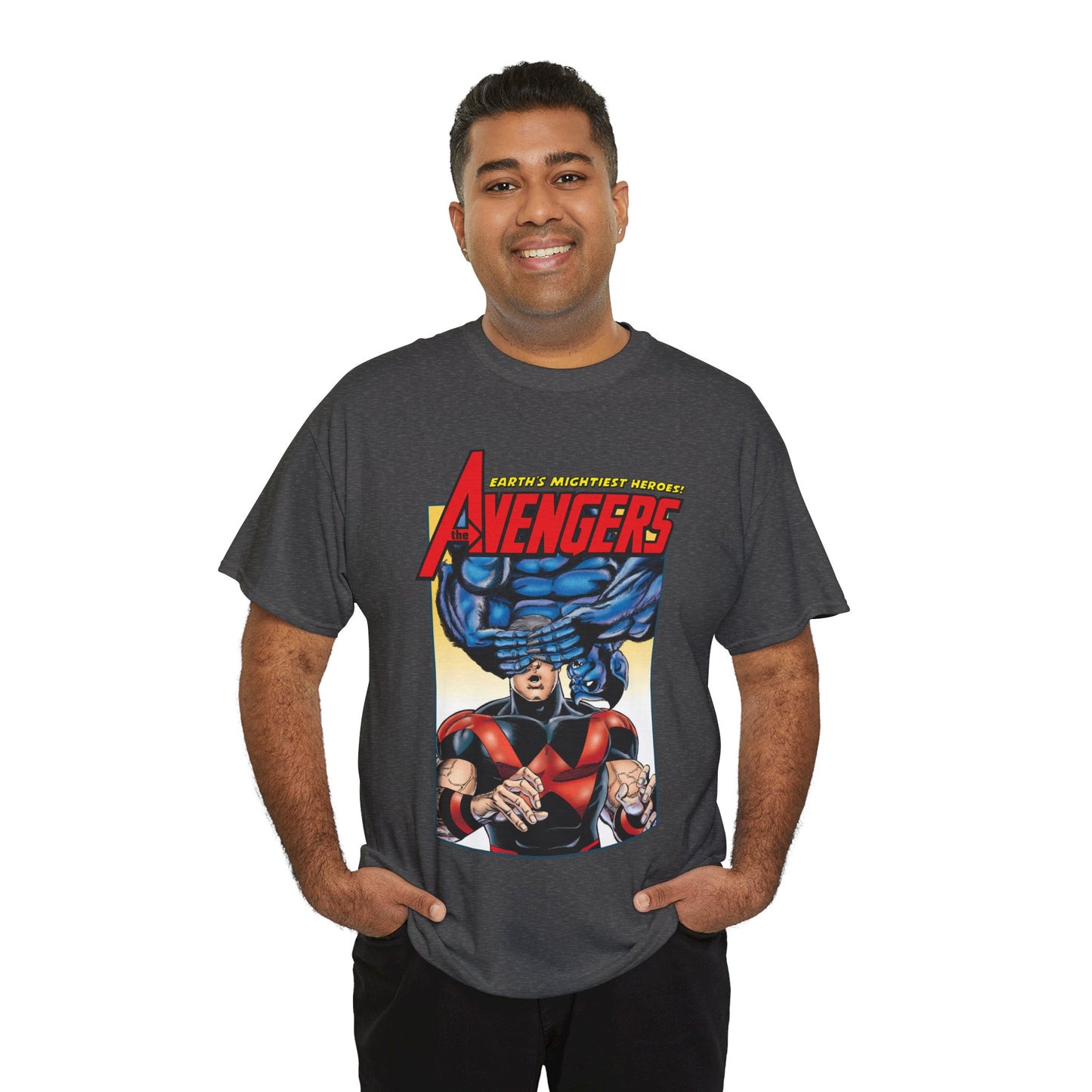 Avengers T-Shirt - George Perez Art - Wonder Man & Beast (Simon Williams & Hank McCoy) - Marvel Comics