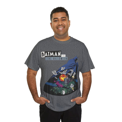 Batman The Long Halloween T-Shirt - Stunning Tim Sale Art - Joker, Catwoman, Two-Face, Poison Ivy, Commissioner Gordon - DC Comics - Classic Story