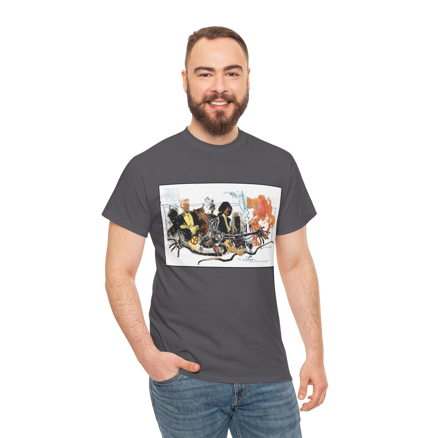New Mutants T-Shirt - Bill Sienkiewicz Art - X-Men Team - Marvel Comics