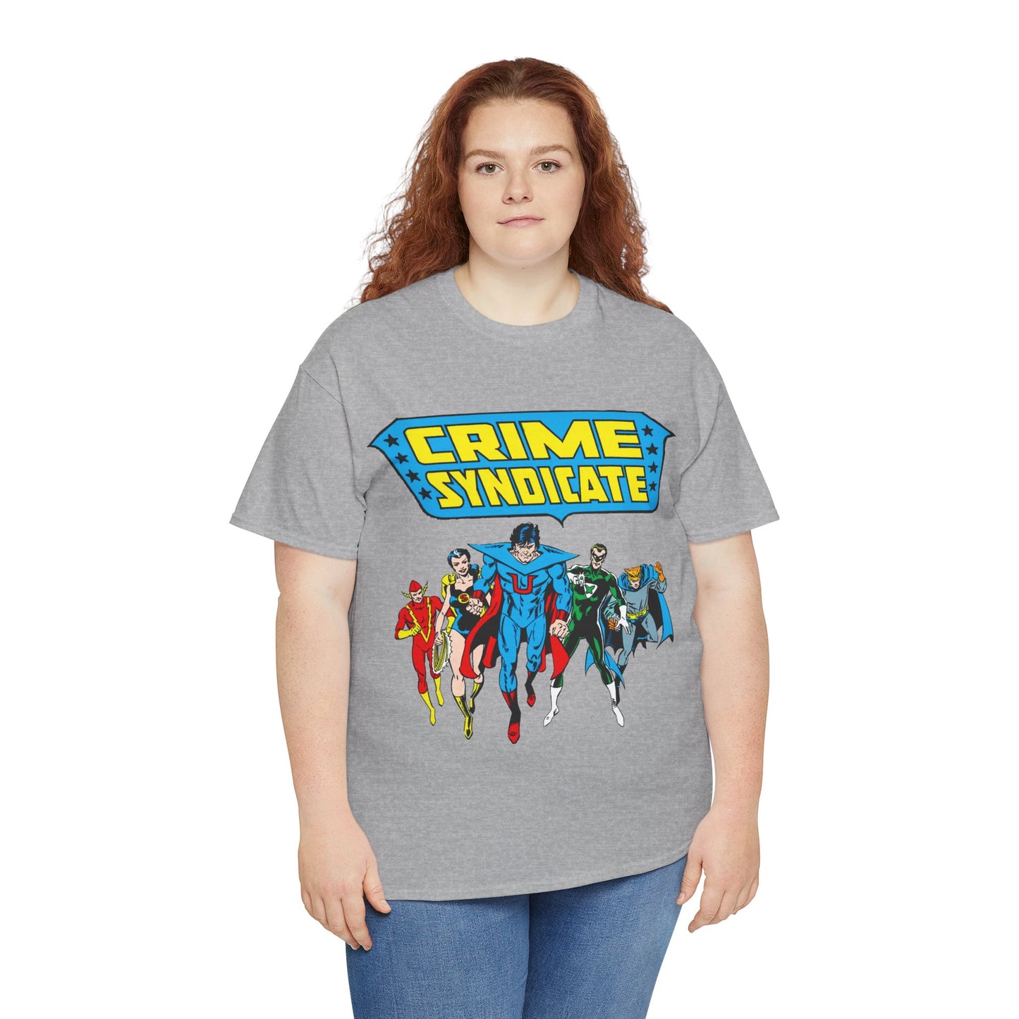 Crime Syndicate T-Shirt - Ultraman, Owlman, Superwoman, Power Ring, Johnny Quick - Earth 3 Justice League Villains - DC Comics