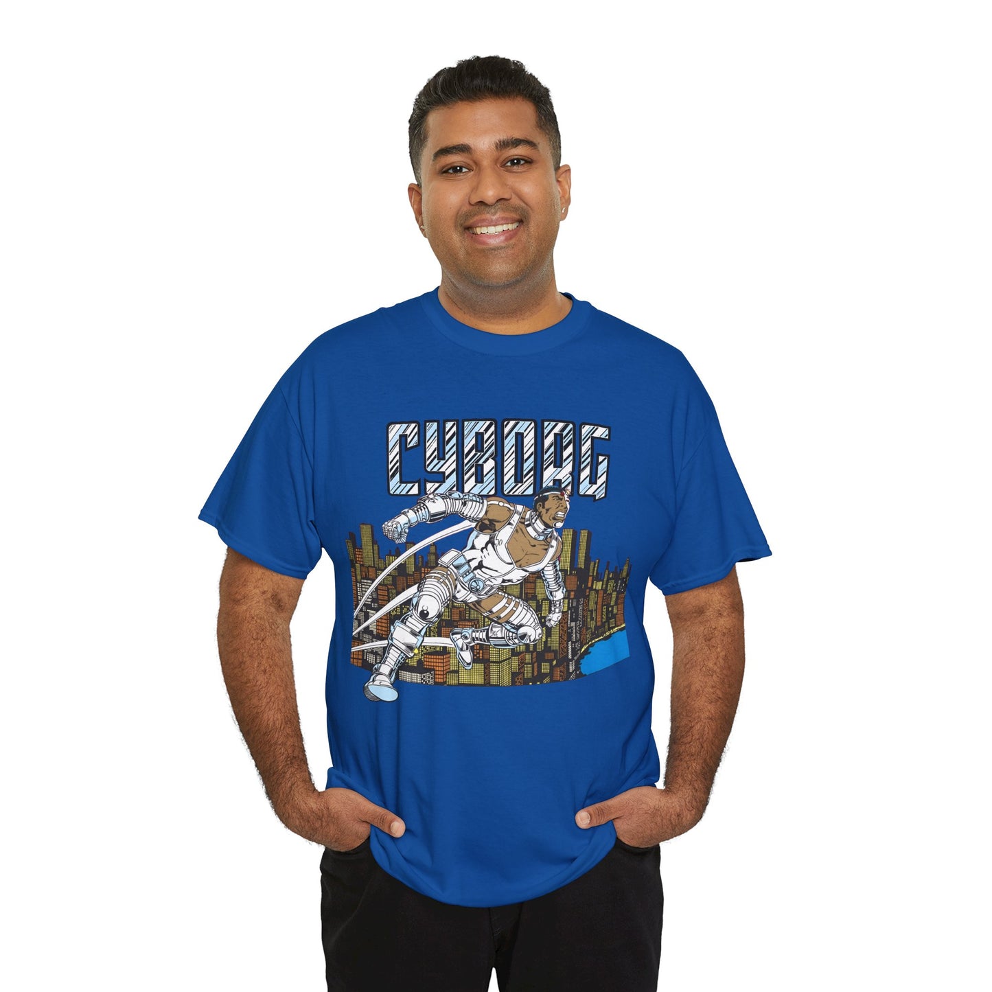 Cyborg T-Shirt - George Perez Art - New Teen Titans - DC Comics