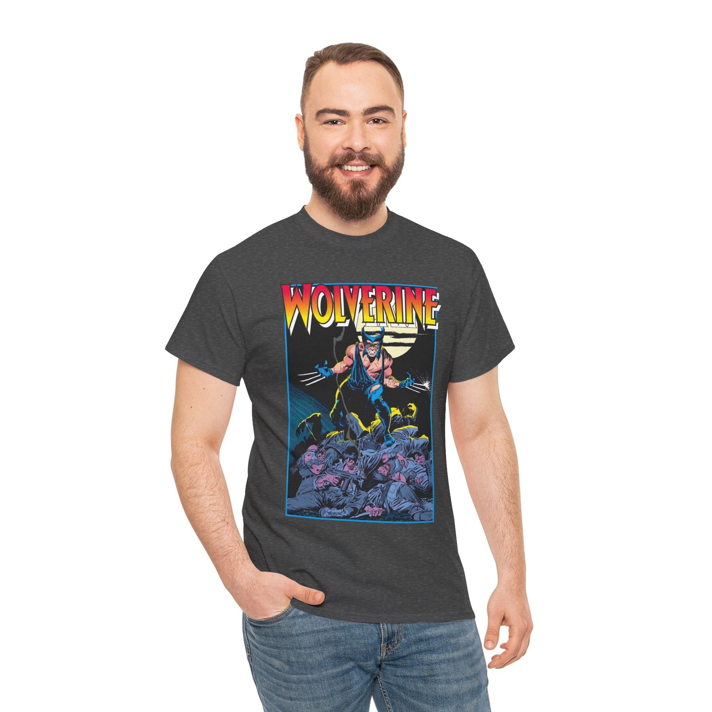 Wolverine T-Shirt - John Buscema Art - #1 Cover Art 1988 - Marvel Comics