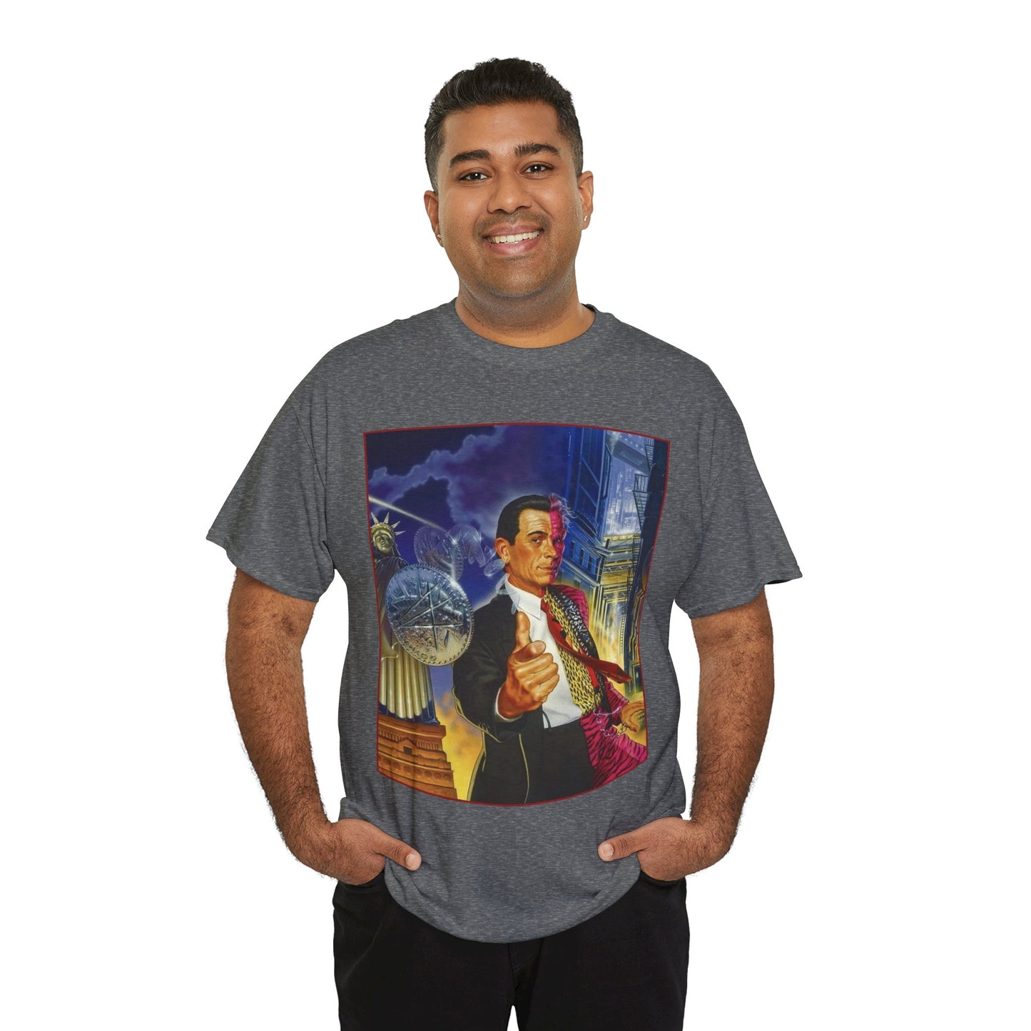 Two-Face T-Shirt - 90s Batman Movie Art - DC Comics