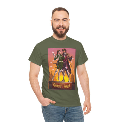 Gambit & Rogue T-Shirt - Mike Choi Art - Popular X-Men Members - Marvel Comics