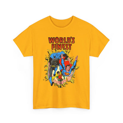World's Finest T-Shirt - George Perez Art - Superman, Batman, Robin - DC Comics