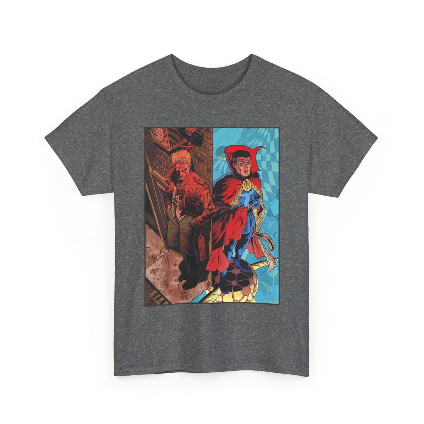 John Constantine & Dr. Strange T-Shirt - DC & Marvel Comics