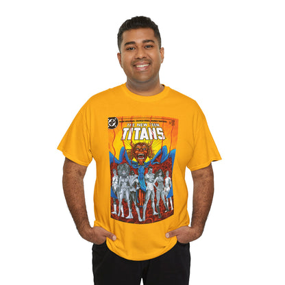 New Teen Titans #4 T-Shirt - George Perez Art - Trigon the Terrible - DC Comics