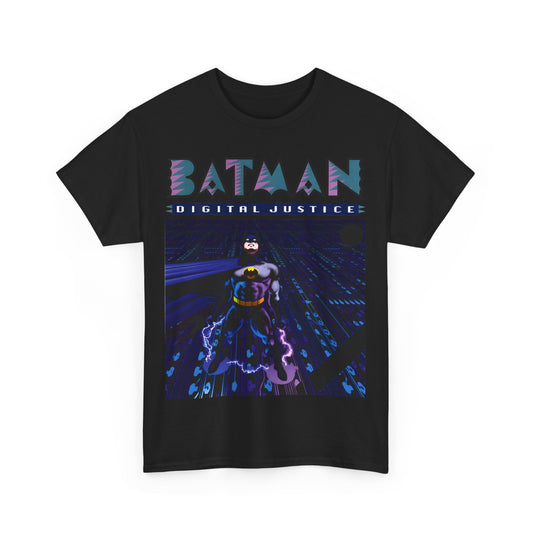 Batman Digital Justice T-Shirt - Pepe Moreno Computer Generated Art - Graphic Novel - Gotham City, Bruce Wayne - DC Comics
