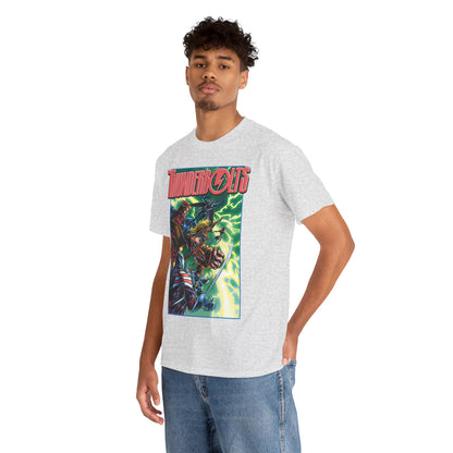 Thunderbolts T-Shirt - Amazing Mark Bagley Art - Citizen V, MACH-1, Atlas, Songbird, Fixer, Techno - Marvel Comics Characters - Avengers Connection