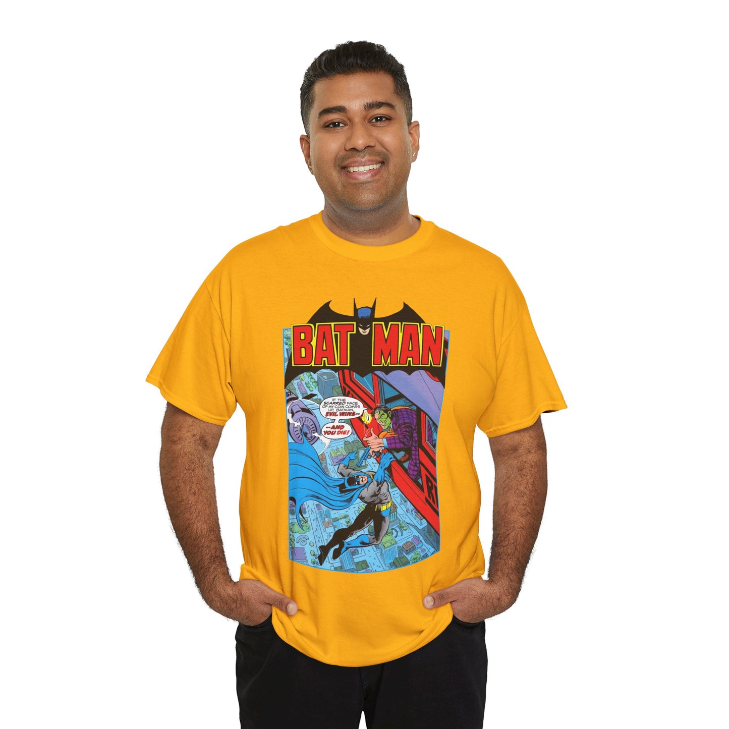Batman T-Shirt - José Luis García-López Art - Two-Face - Retro 80s Cover - DC Comics