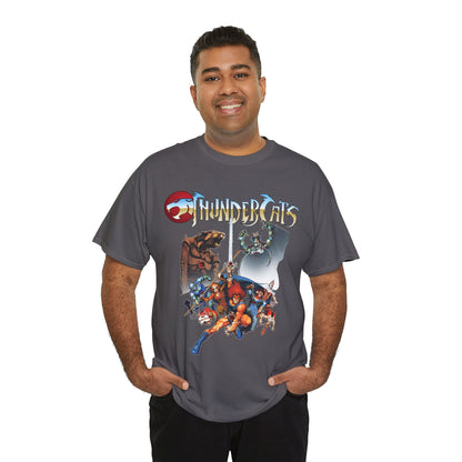 Thundercats T-Shirt - Lion-O, Panthro, Cheetara, Tygra, Snarf, WilyKit and WilyKat, Mumm-Ra