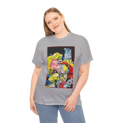 Strong Guy & Colossus T-Shirt - Dale Keown Art - Uncanny X-Men Annual Poster - Marvel Comics