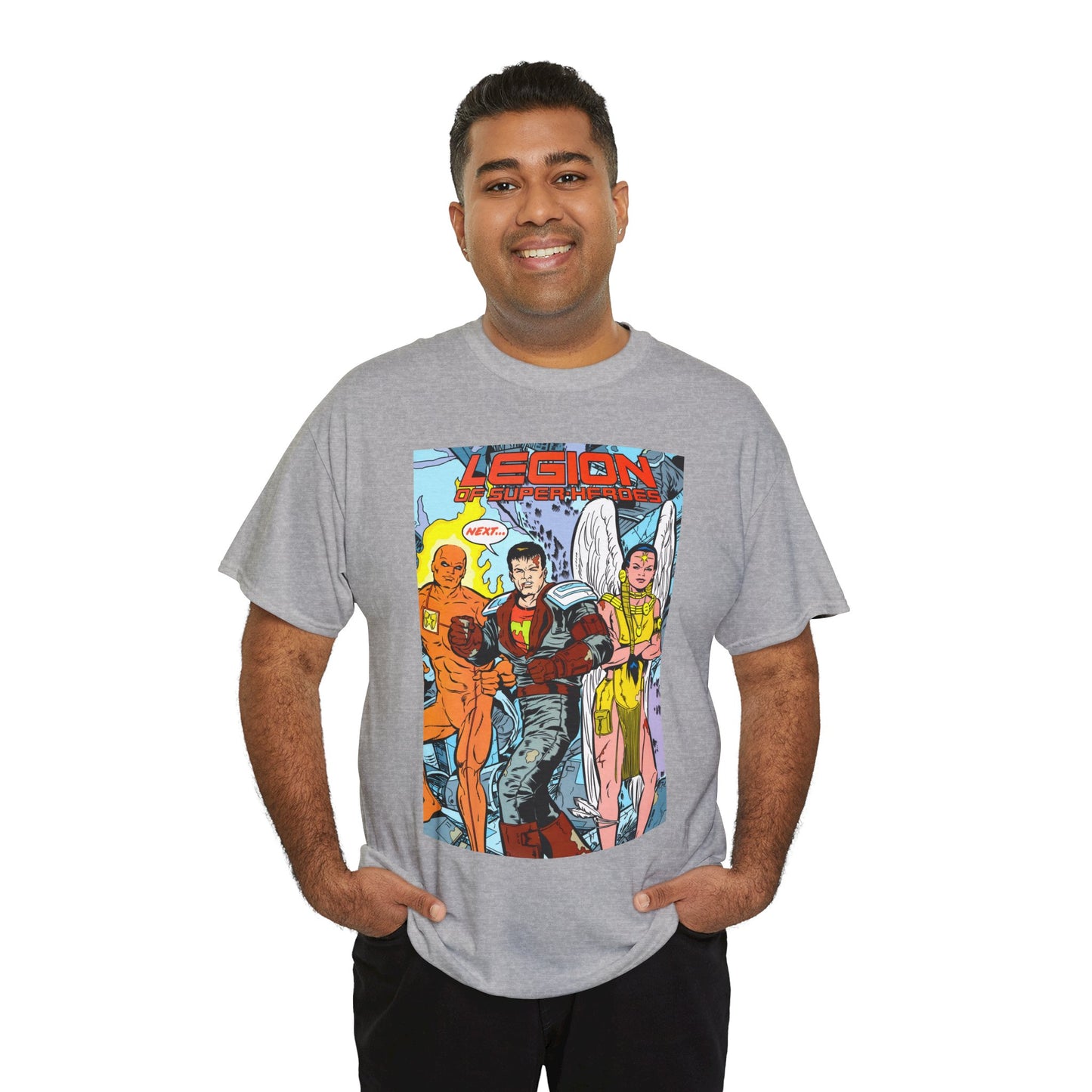 Legion of Super-Heroes #54 T-Shirt - Keith Giffen Art - DC Comics - LOSH