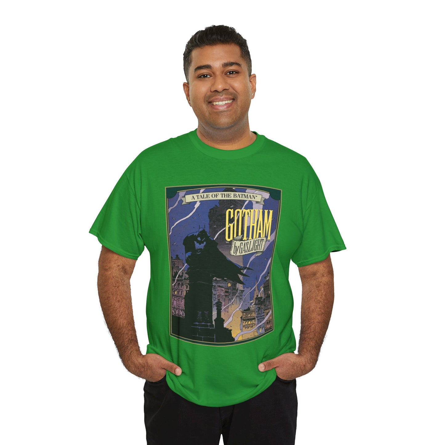 Batman: Gotham by Gaslight T-Shirt - Mike Mignola Art - 19th Century Jack the Ripper Story - Elseworlds - DC Comics