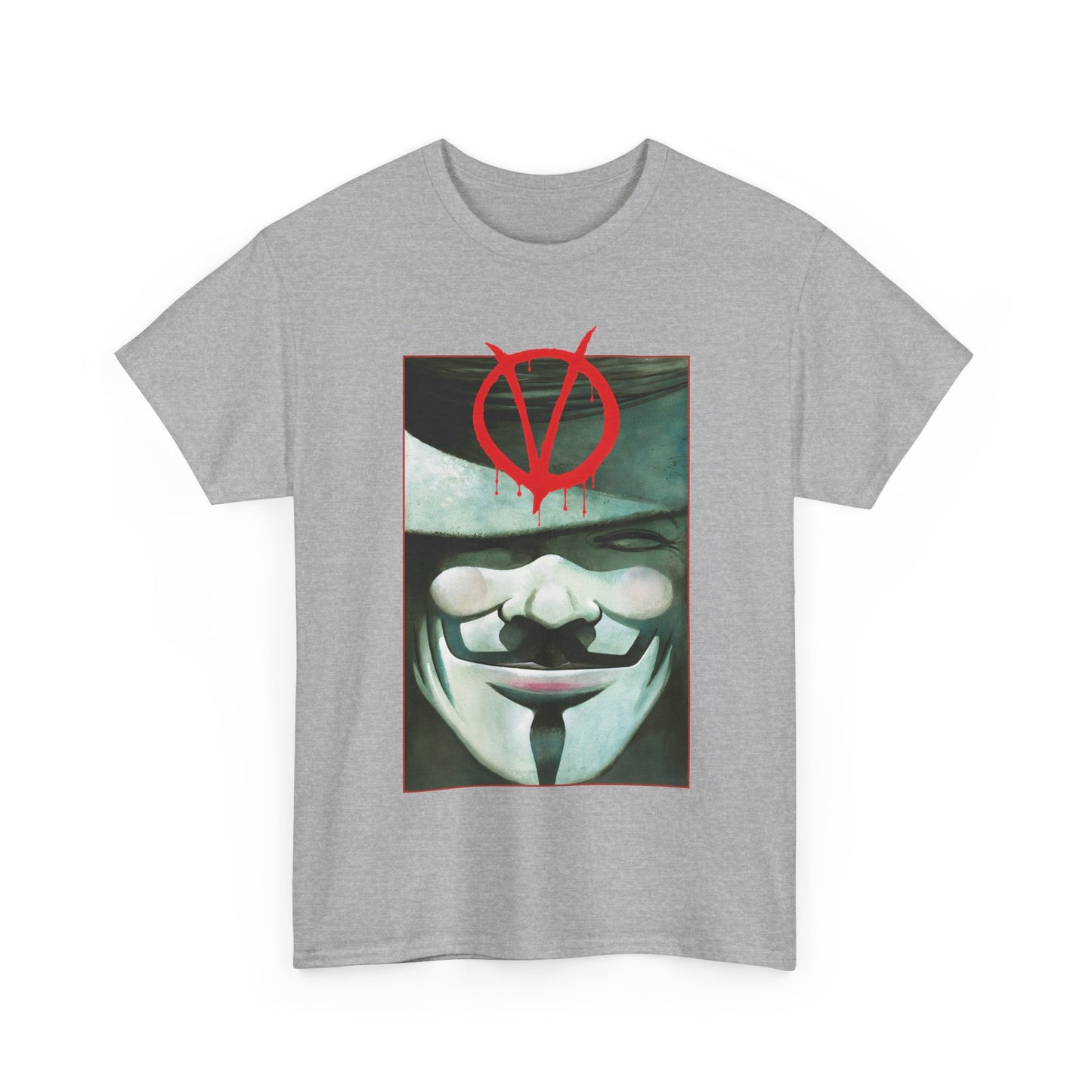V For Vendetta T-Shirt - David Lloyd Art - Guy Fawkes Mask - DC Comics