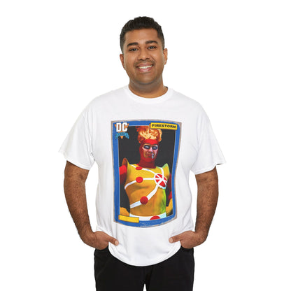 Firestorm T-Shirt - Mark Spears Art - DC Universe Trading Card Homage - Ronnie Raymond - DC Comics